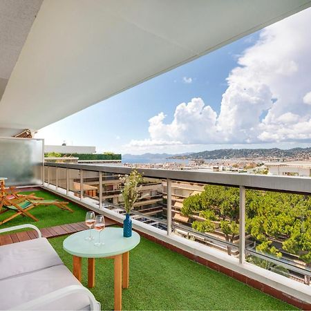 Coup De Coeur! Vue Mer! Terrasse Dangle! Antibes Esterno foto